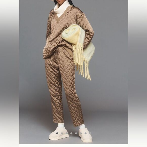 Flat White  Quilted pants - Picture 1 of 8